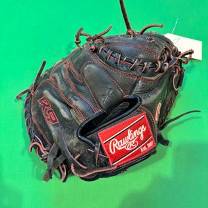 Black Rawlings R9 RH Catcher's Baseball Glove 32"