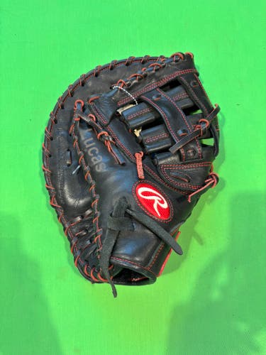 Black Rawlings R9 LH First Base Baseball Glove 12"