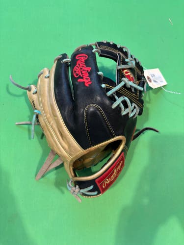 Black Rawlings Heart of the Hide R2G RH Infield Baseball Glove 11.5"