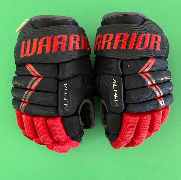 Blue Junior Warrior Alpha DX3 Gloves 12" (Used)