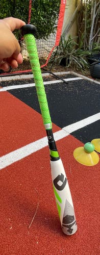 2017 DeMarini (HOT)(GREEN ZEN) CF Zen Composite USSSA Certified Bat (-10) 19 oz 29" (Used)