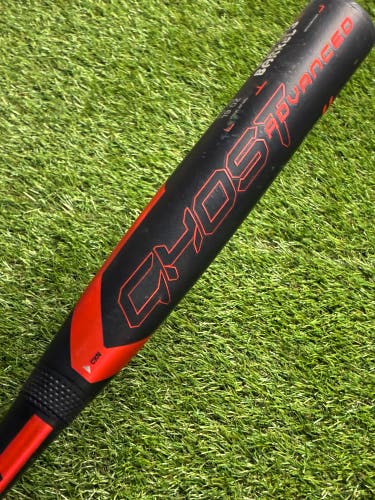 Black 2024 Easton Ghost Advanced Composite Bat (-11) Composite 19 oz 30" (Used)