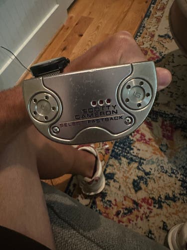 Silver Unisex Scotty Cameron Select Fastback Counterbalanced Right Handed Putter Uniflex (Used)