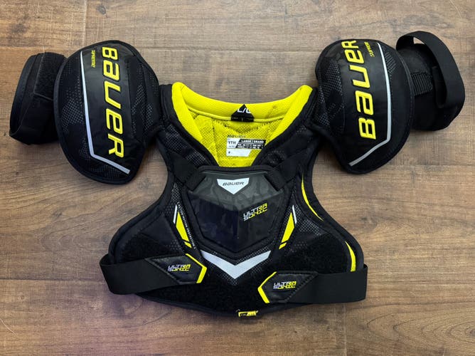 Large Youth Bauer Supreme Ultrasonic Shoulder Pads (Used)