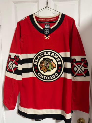 Chicago Blackhawks Winter Classic Jersey with Patch