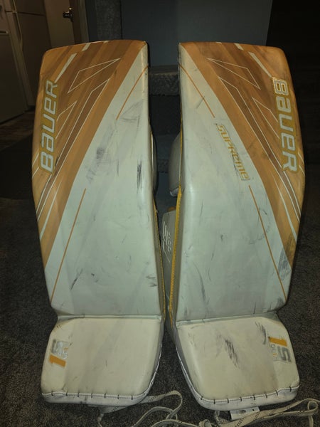 Large Bauer Supreme 1S OD1N Goalie Leg Pads (Used)