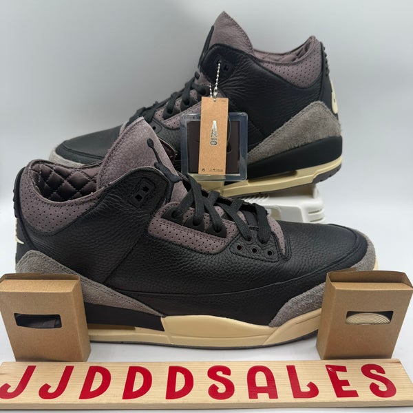 Air Jordan 3 x A Ma Maniere Black Retro FZ4811-001 Women's 14.5 / Men's 13 NEW