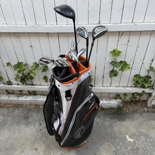 Callaway Mavrik Mens Right Handed Golf Club Complete Set With Bag