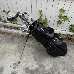Honma Tour World Japanese Golf Club Complete Set With Rare Vessel/GFore Golf Bag