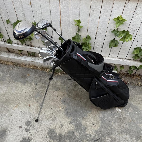 Honma Tour World Japanese Golf Club Complete Set With Rare Vessel/GFore Golf Bag