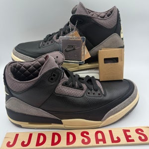 Air Jordan 3 x A Ma Maniere Black Retro FZ4811-001 Women's 14 / Men's 12.5 NEW