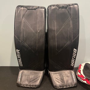 34" 2023 Bauer Supreme Mach Goalie Leg Pads Pro Stock (Used)