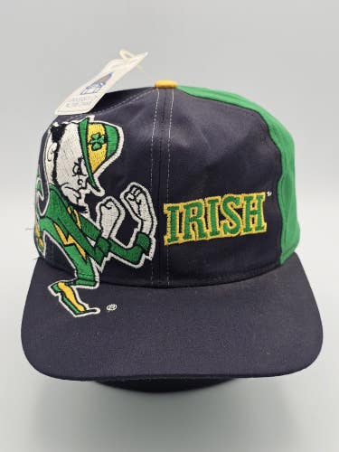 NEW Vintage Notre Dame Fighting NCAA Sports Irish Twins Enterprise Hat Snapback