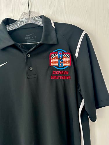 Nike Dri-Fit Hockey Golf Shirt/Polo - Ascension Goaltending (Adult Medium)