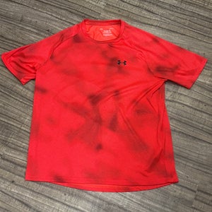Under Armour The Tech Tee Short Sleeve Shirt Adult Large Red Loose Fit