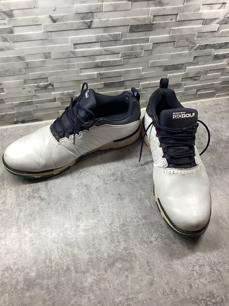 Skechers GoGolf White With Navy Trim Men's Size M 10.5 (W 11.5)  Golf Shoes (Used)