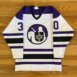 Vintage Gerry Cheevers Cleveland Crusaders WHA hockey jersey