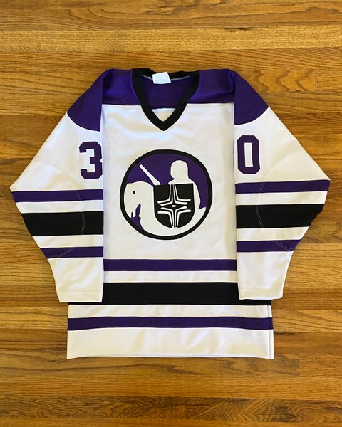 Vintage Gerry Cheevers Cleveland Crusaders WHA hockey jersey