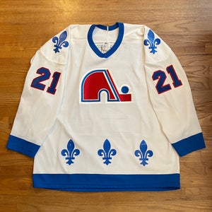 Vintage Peter Forsberg Quebec Nordiques hockey jersey