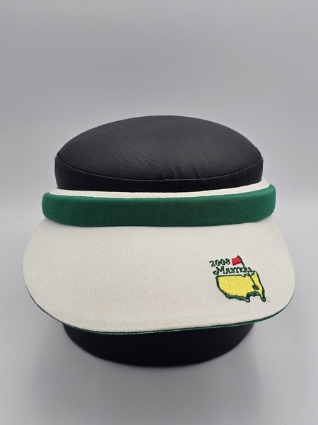 Vintage American Needle The Masters White Golf Cotton 2008 Sports Hat Visor