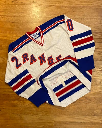 Vintage Jan Erixon New York Rangers Team Issued Authentic Hockey Jersey