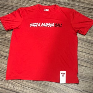 Under Armour Basketball Short Sleeve Shirt Adult Large Heat Gear
