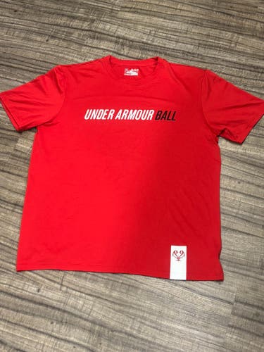Under Armour Basketball Short Sleeve Shirt Adult Large Heat Gear