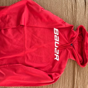 Red Men's XL Bauer Sweatshirt (Used)