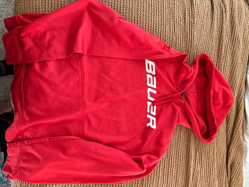 Red Men's XL Bauer Sweatshirt (Used)