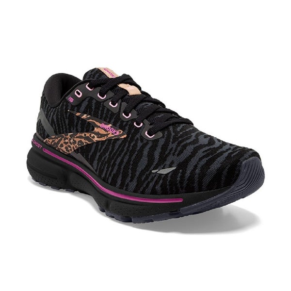 Brooks Ghost 15 120380-1B-086 Sneakers Women's US 10 Black Running Shoes FL4052