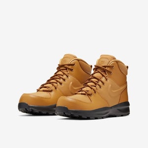 Nike Manoa Leather (GS) BQ5372-700 Kids US 5Y Wheat Mid Top Combat Boots FL4044