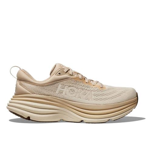 Hoka One One Bondi 8 1123202/SHF Men's US 11.5 Sand Vanilla Running Shoes FL4018