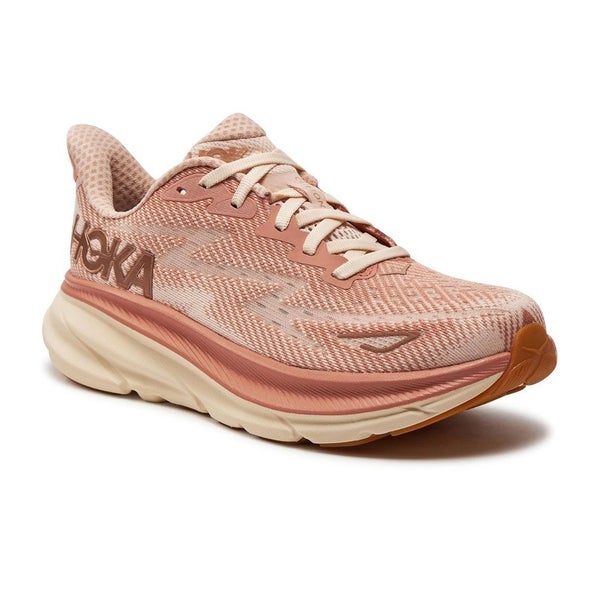 Hoka One One Clifton 9 1127896/SNC Women's Sandstone Cream Running Shoes FL4020
