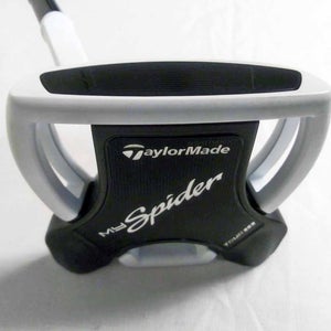 Taylor Made My Spider Tour Putter 34" (White/Black, Mallet, Slant Neck, LEFT) LH