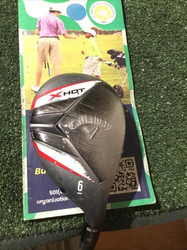 Callaway XHOT 28* 6 Hybrid Seniors H-60g Graphite Shaft (38)