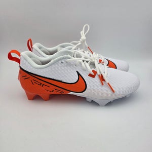 Nike Vapor Edge Speed 360 2 White Brilliant Orange FQ4045-100 Cleats Size 10