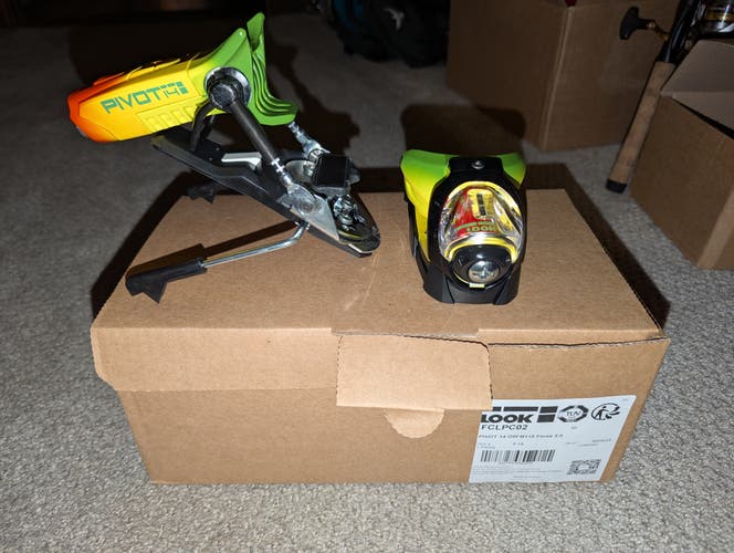 Look Powder Pivot 14 Ski Bindings 115 mm Brake Width Max Din 14 (New)