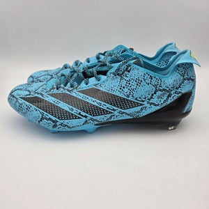 Adidas Adizero Electric 2 Exotic Speed Cyan Black Football Cleat IE3897 Size 14