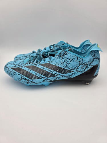 Adidas Adizero Electric 2 Exotic Speed Cyan Black Football Cleat IE3897 Size 14