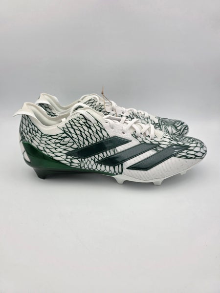 Adidas Adizero Electric 2 'Green White' Football Cleats Mens Size 12.5