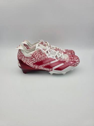 Adidas Adizero Electric 2 'Team Red White' Football Cleats Mens Size 12
