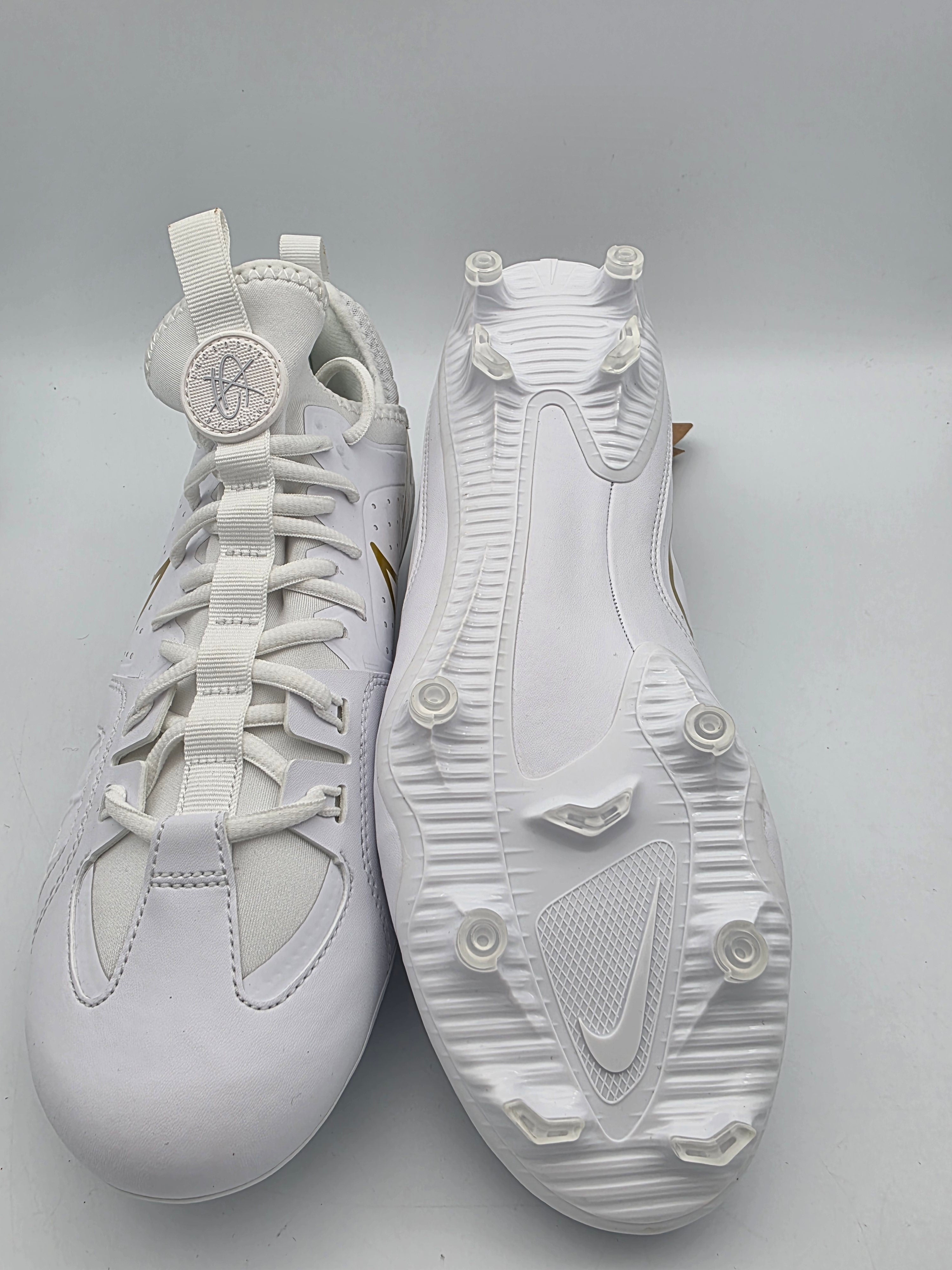Nike Huarache 9 Varsity Lax \'White Gold\' FD0090-100 Lacrosse Multi Size Nike Huarache 9 Varsity LAX  main image 3