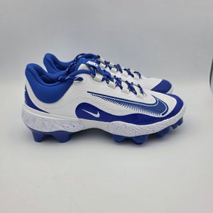 Nike Alpha Huarache Elite 4 Low MCS 'Hyper Royal' Baseball Cleats Mens Size 8
