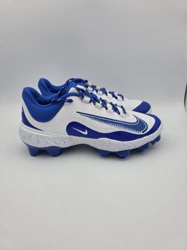 Nike Alpha Huarache Elite 4 Low MCS 'Hyper Royal' Baseball Cleats Mens Size 8