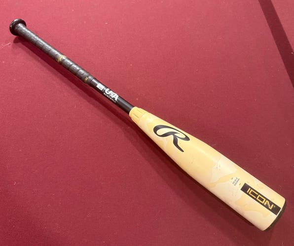 2025 Rawlings Icon Composite Bat (-12) 16 oz 28" USA (Used)