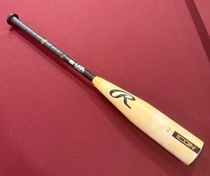2025 Rawlings Icon Composite Bat (-12) 16 oz 28" USA (Used)