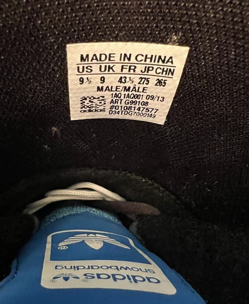 Men's Size M 9.5 (W 10.5) Adidas samba Snowboard Boots Medium Flex (Used) |  SidelineSwap | Buy and Sell on SidelineSwap