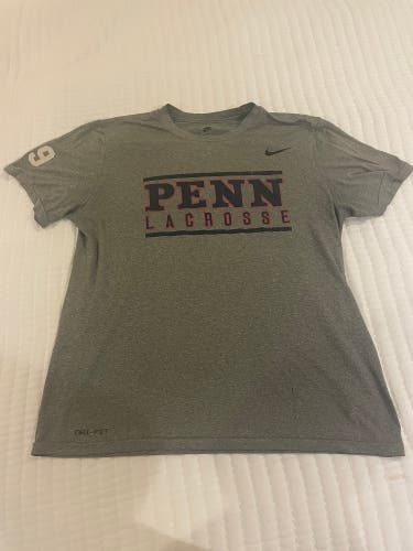Nike Dri-Fit UPenn Lacrosse Team Issued Shirt