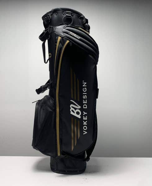 Titleist BV Vokey Design Stand Bag Black Gold 4-Way Divide Dual