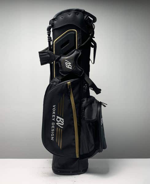 Titleist BV Vokey Design Stand Bag Black Gold 4-Way Divide Dual